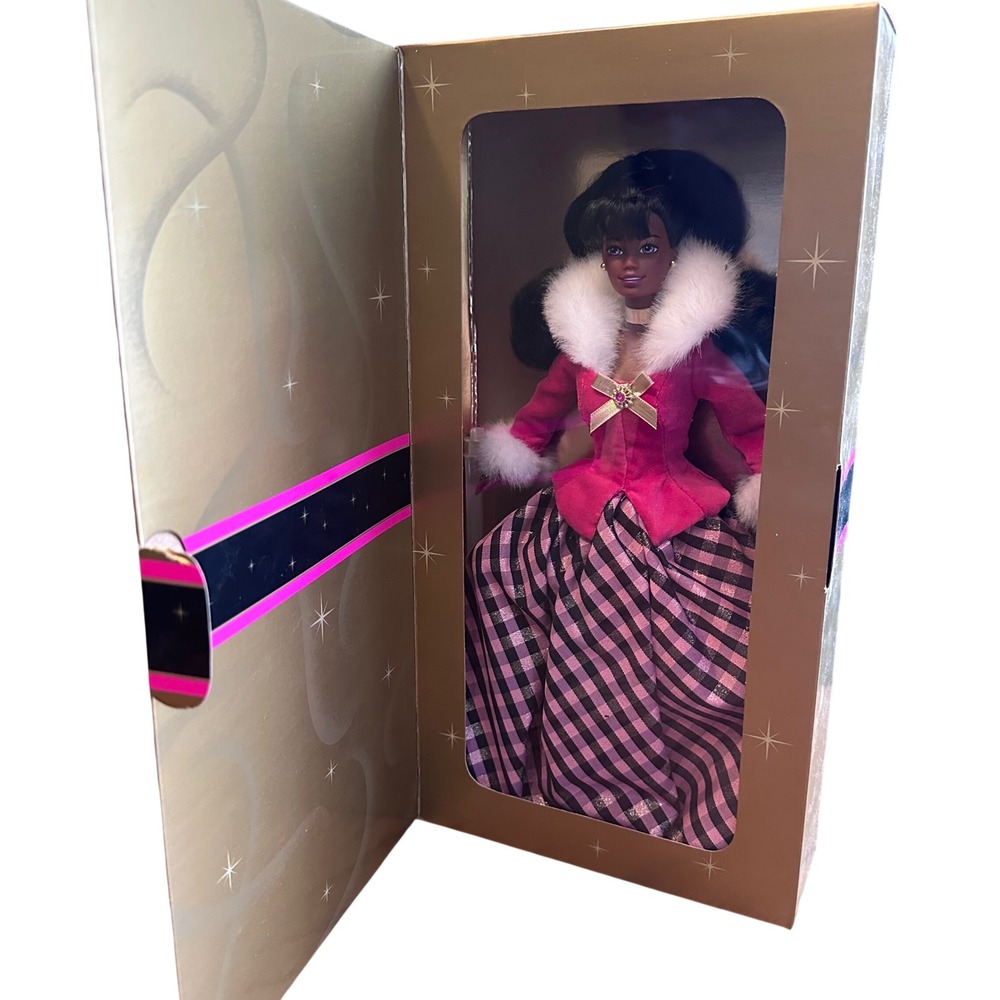 Mattel Winter Rhapsody Barbie African American NIB Avon Special Edition 196